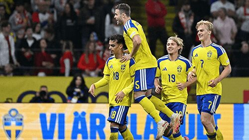 Sverige tog alla tre poängen mot Polen — nu väntar bortakamp på fredag